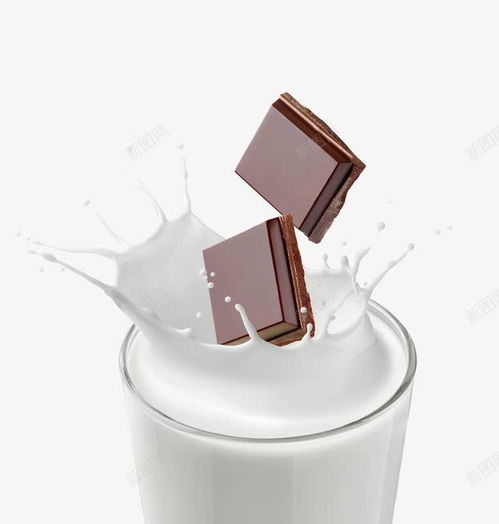 手繪巧克力牛奶飲品創意素材 免費下載，點亮電商設計